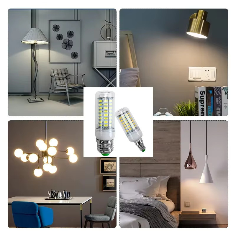 LARZI LED Maisbirne E27 Kerze SMD 5730 für Heimdekoration und Kronleuchter - Bild 3