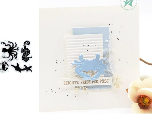 Ziyu Sea-Stanzformen und Stempel Set für DIY-Scrapbooking und Fotoalben in Multicolour - Bild 1