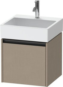Duravit Waschtischunterschrank Ketho.2 in Leinen/Beige, wandhängend mit 1 Auszug, B: 48,4 cm, T: 46,0 cm, H: 44,0 cm - Bild 1