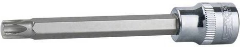 KS Tools CHROMEplus Bit-Stecknuss TX T70 lang 1/2 Zoll in Silber - Bild 1