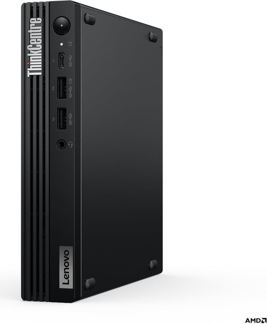 Lenovo ThinkCentre M75q Gen 5 Mini PC Schwarz mit AMD Ryzen 5 Pro 8500GE, 16GB RAM, 512GB SSD, Radeon 740M, Wi-Fi 6E, Bluetooth 5,3 und Windows 11 Pro - Bild 1