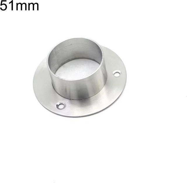 Eterna Home Wandgeländer Anschlussflanschhalterung aus Edelstahl in Silber für runde Führungsstangen 38mm und 51mm - Bild 1