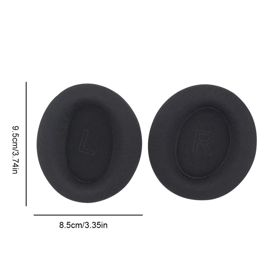 Anker Ersatz-Ohrpolster aus Mesh-Stoff mit Schaumstoff für Soundcore Life Q30, Q35 und Q30BT, Schwarz - Bild 6