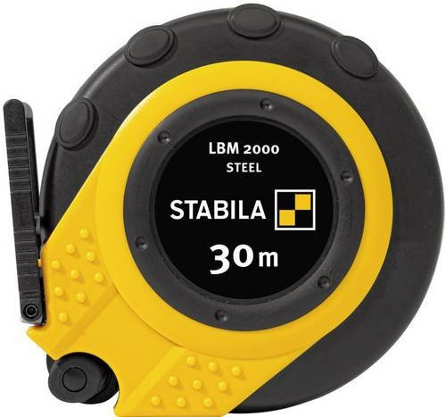 Stabila Kapselbandmaß LBM 2000 STEEL mit 30 m Stahlband in Gelb - Bild 1