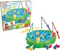 Noris Angelspiel und Geschicklichkeitsspiel mit Fischen im Aquarium, Bunt / Mehrfarbig - Bild 1