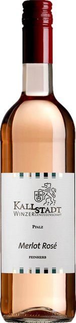 Winzergenossenschaft Kallstadt Merlot Roséwein, Pfalz, 2024, feinherb, 0,75 l - Bild 1