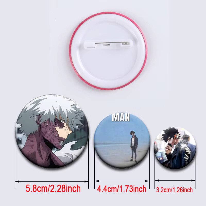 Brosche My Hero Academia Dabi, Unisex - Bild 2
