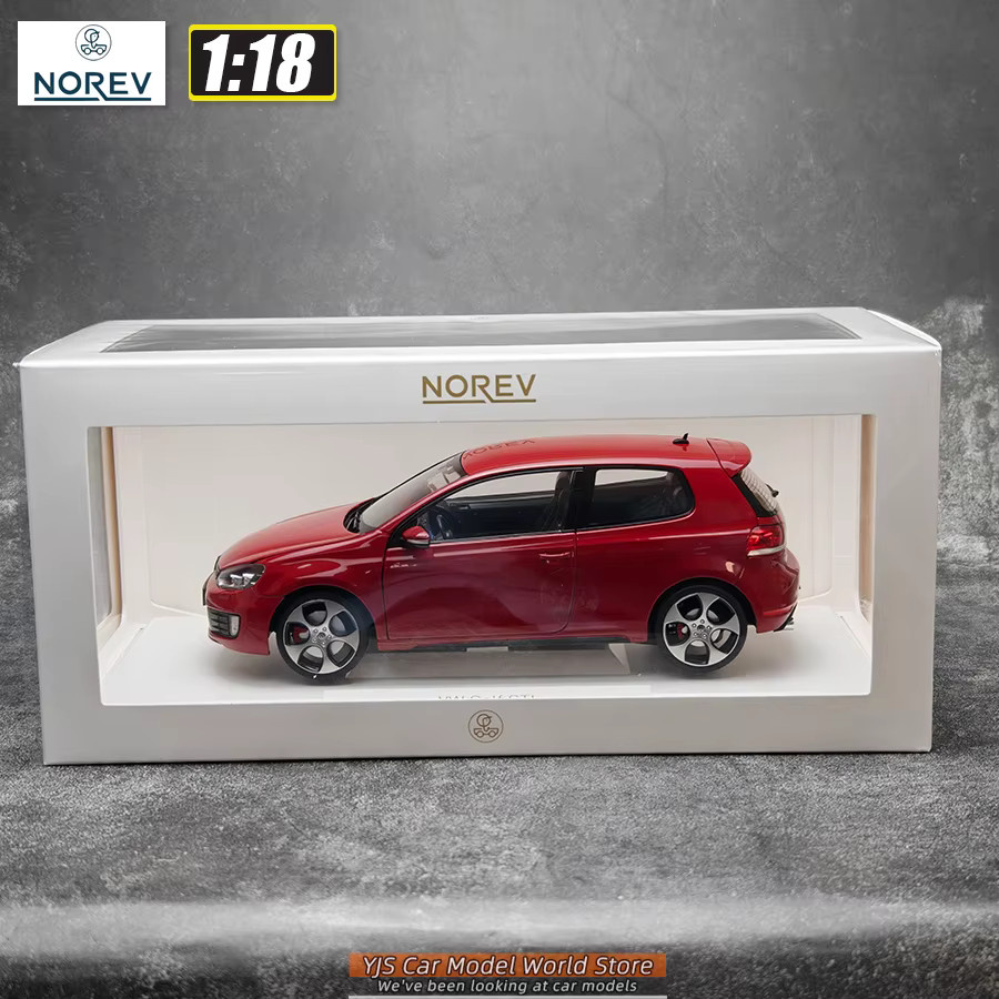 NOREV VW 2009 Golf GTI, Druckgussmodell, 1:18, Rot, Metall - Bild 4