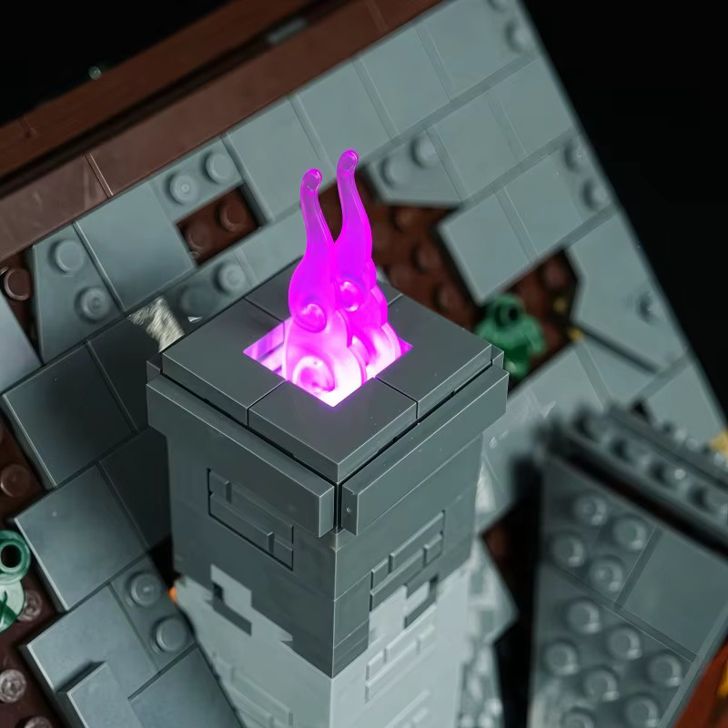 MAXCXT LED-Lichtset für LEGO 21341, Disney Hocus Pocus: The Sanderson Sisters' Cottage, DIY-Dekorationslampe - Bild 3
