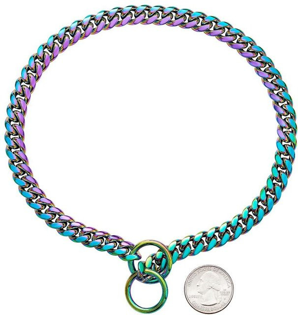 Halskette Edelstahl, Gold, 30 cm, Unisex - Bild 1