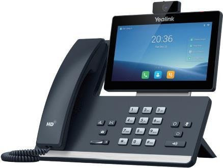 Yealink T58W VoIP-Telefon mit Yealink CAM50 Kamera, Classic Gray, mit Caller ID und Hands-free Funktion - Bild 1