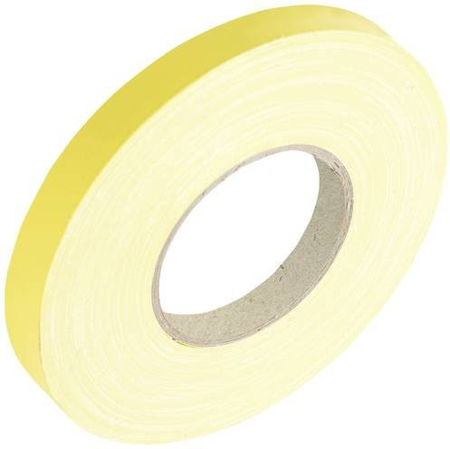 Cimco Gewebeklebeband Gelb Breite: 19 mm, Länge: 50 m - Bild 1
