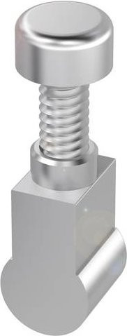 Balluff Haltewinkel BMF 103-HW-41 BAM00K8 aus Messing in Silber - Bild 1
