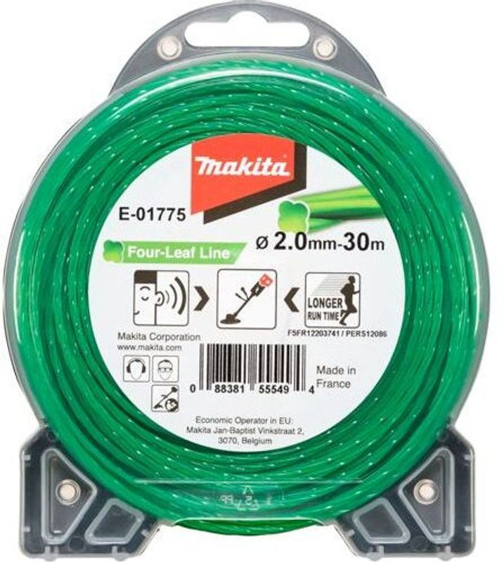 Makita Ersatzfaden Four Leaf E-01775, Durchmesser: 2,0 mm, Länge: 30 m - Bild 2