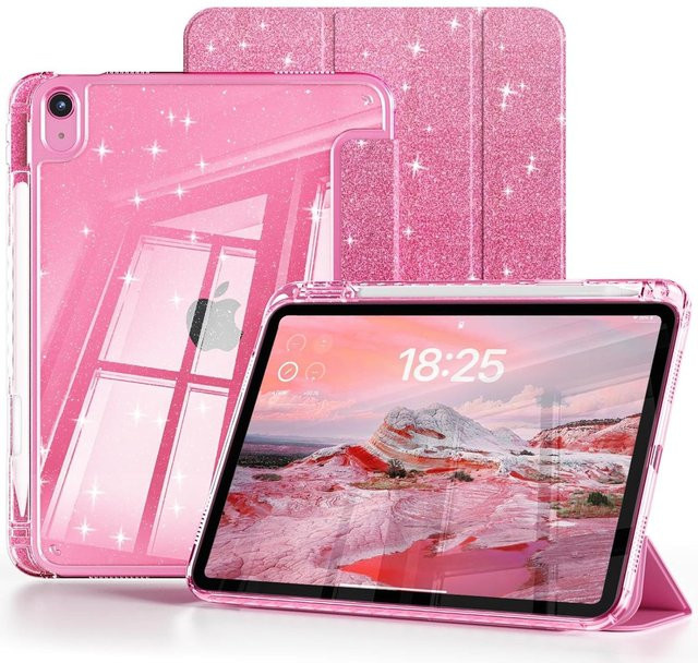 Glitzerndes Smart Cover Case für iPad 10,9 Zoll und iPad Pro 11 Zoll in Pink - Bild 1