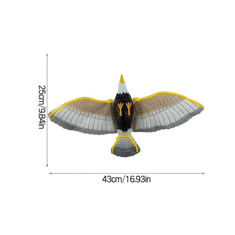 ihome445 Garten Vogelabschreckung Flying Falcon Hawk Repeller in Grau - Bild 2