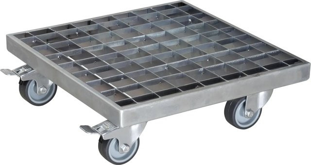 Wagner System Multi Roller Gitterrost aus Metall in Grau, B/T: 29 x 29 cm - Bild 1