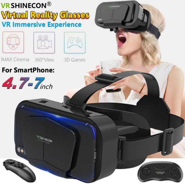 Google Cardboard G10 VR-Brille für 4,7-Zoll-Smartphones in Schwarz mit IMAX 3D-Unterstützung und Game-Controller-Kompatibilität - Bild 1
