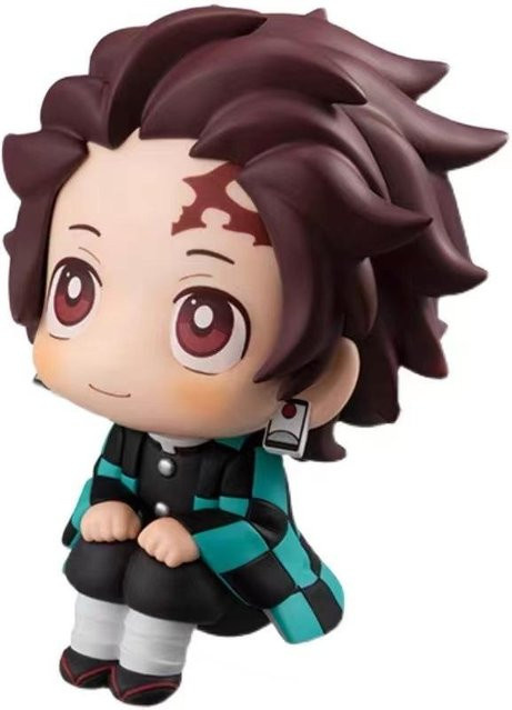 Fashnics Demon Slayer Kimetsu No Yaiba Kamado Tanjirou Agatsuma Zenitsu Nezuko Actionfigur, beige, ab 3 Jahren - Bild 1