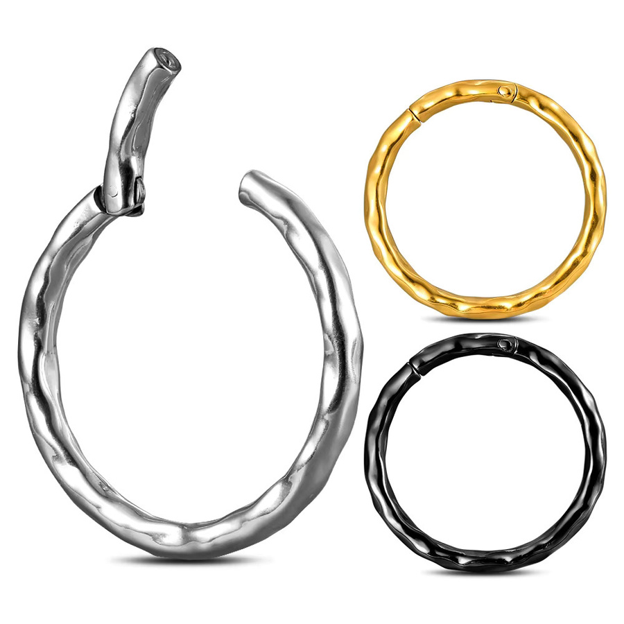 Giga Ohrhänger Edelstahl, 5mm, Unisex - Bild 5