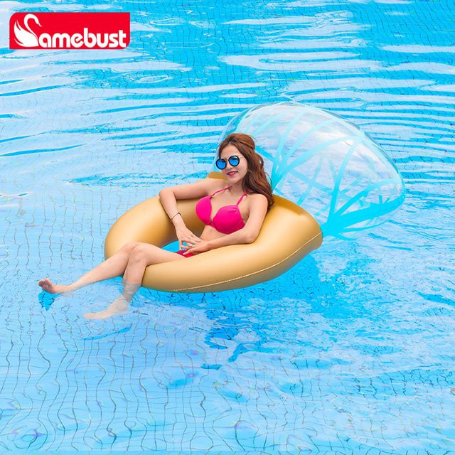 Camebust Aufblasbarer Pool-Schwimmring Diamant-Schwimminsel - Bild 1