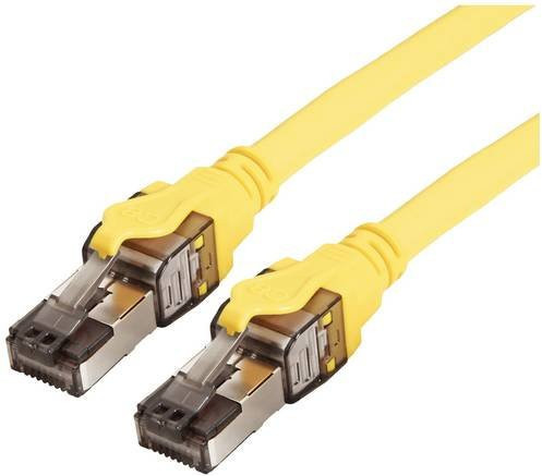 Roline RJ45 Patchkabel Cat8.1 S/FTP Ethernet LAN Kabel Gelb 2 m - Bild 1