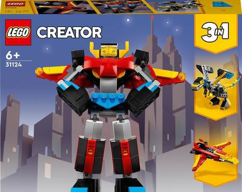 LEGO Creator Super-Mech 31124 Spielzeug Roboter Drache und Flugzeug in Bunt/Mehrfarbig