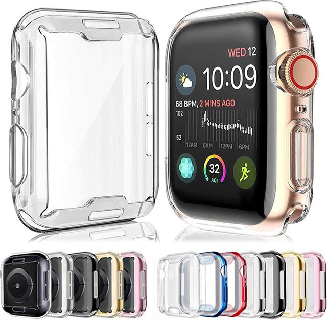 Apple Displayschutz für Apple Watch, Silikon, transparent, Unisex - Bild 1