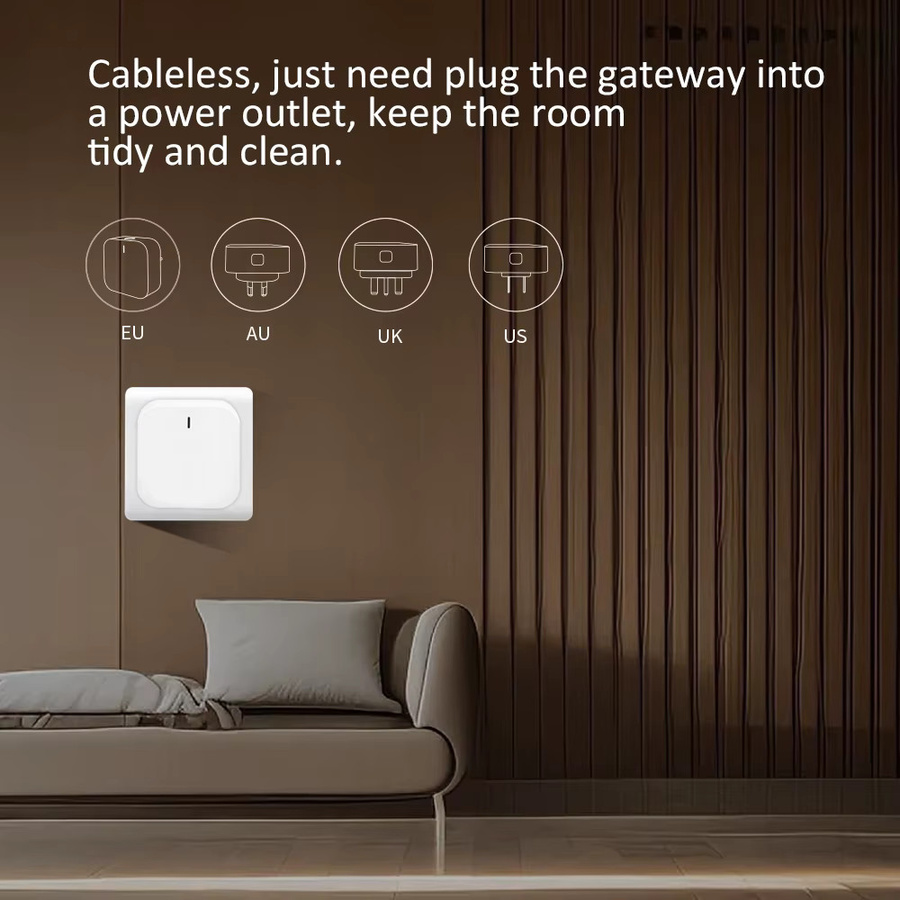 Tuya Zigbee Bluetooth Smart Home Gateway Hub Multimode Bridge in Weiß für Smart Home Automation mit Alexa Unterstützung - Bild 2