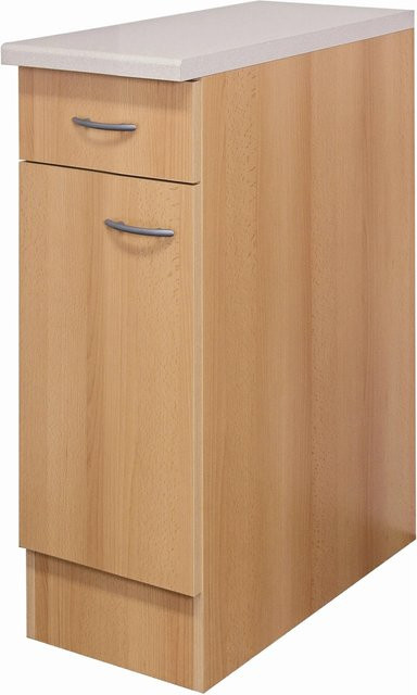 Flex-Well Classic Küchen-Unterschrank Nano Buche Nachbildung Braun Breite: 30 cm - Bild 1