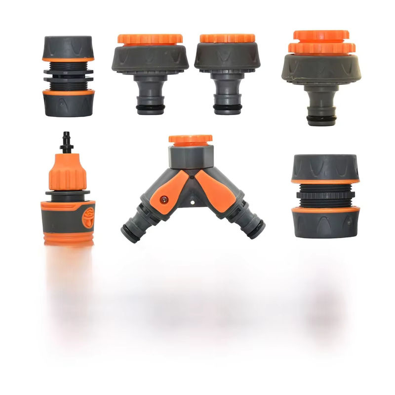 GHHWL Schlauch Schnellkupplung Nippel mit Waterstop für Gartenschläuche und Bewässerungspistolen, Durchmesser: 16mm und 20mm - Bild 3