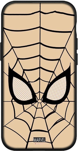 MINISO Spiderman Super Hero Handyhülle für iPhone, Samsung Galaxy, Xiaomi Redmi und Huawei in Schwarz oder Beige - Bild 1