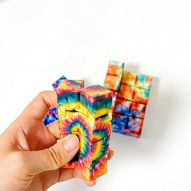 Sternenhimmel Infinity Magic Cube, Quadratisches Puzzle-Spielzeug - Bild 1