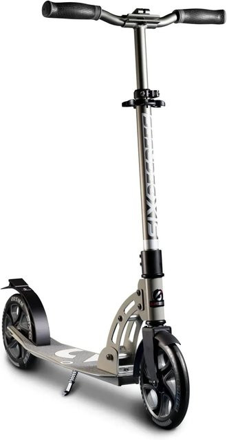 Six Degrees Aluminium Scooter Grau höhenverstellbar GS-geprüft - Bild 1