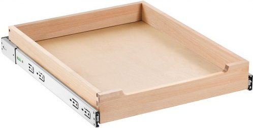 VEVOR Ausziehbares Küchenschrank-Organizer aus Holz in Braun, Soft-Close-Schublade für Schränke und Vorratskammern, Breite: 43,34 cm, Tiefe: 53,34 cm - Bild 1