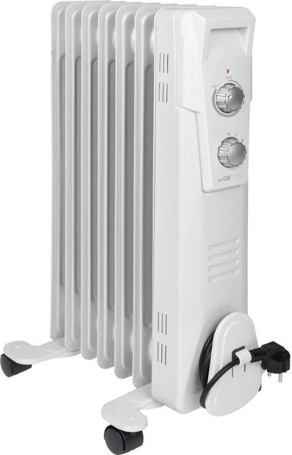 Clatronic Ölradiator RA 3735 in Weiß mit Thermostat und freistehendem Design - Bild 1
