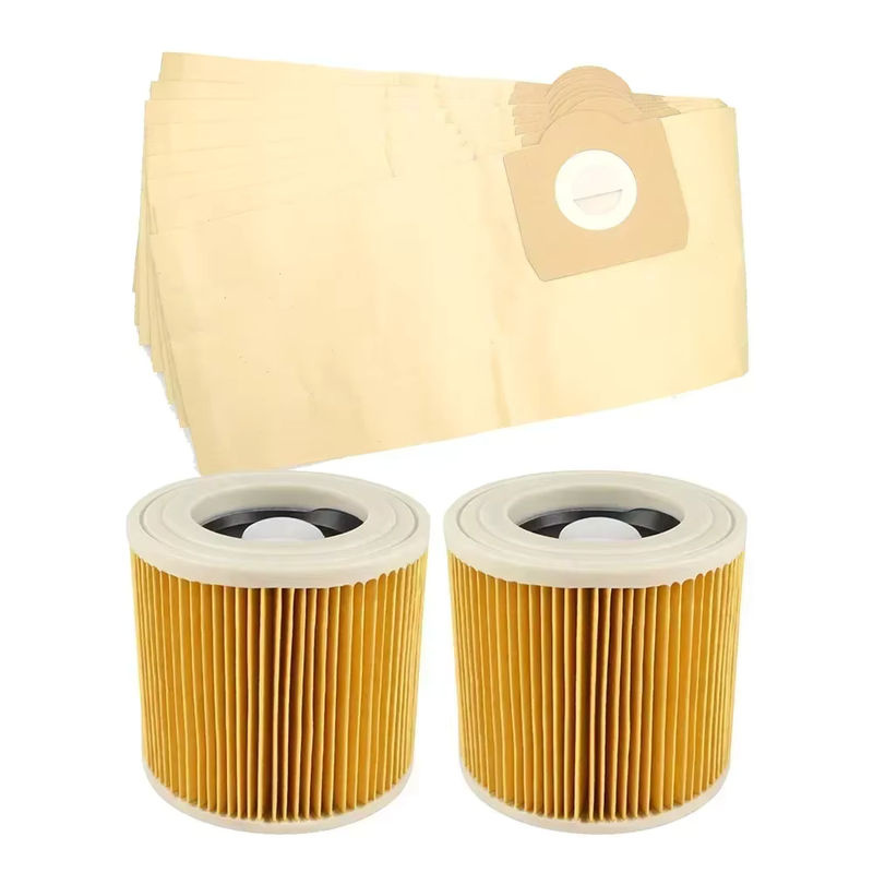 HEPA-Filter Staubbeutel von Karcher in Beige für Staubsauger Modelle WD3300 WD3200 MV3 WD3 - Bild 3