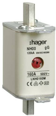 Hager NH-Sicherung LNH0160M 160A 3er-Set in Weiß - Bild 1