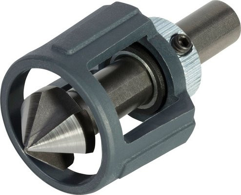Wolfcraft Senker mit 1/4 Zoll Sechskant und 10 mm Schaftdurchmesser aus HSS in Grau Metallic - Bild 1