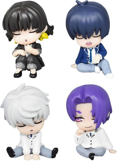 Wucifang Jewelry Blue Lock Anime Figur Q-Version Isagi Yoichi und Bachira Meguru Multicolor Modell Statue für Kinder, Höhe: 5 cm - Bild 1