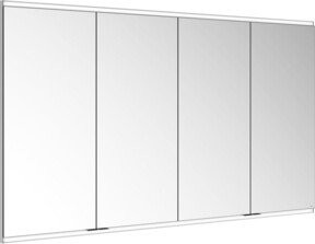 Keuco Spiegelschrank Royal Modular 2.0 in Weiß mit 4 Kristall-Doppelspiegeltüren, LED-Beleuchtung und Sensorsteuerung, B/H/T: 90 x 170 x 16 cm - Bild 1