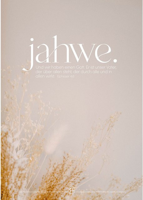 Paper Poster Seeds of Hope in Beige mit Typografie - Bild 1