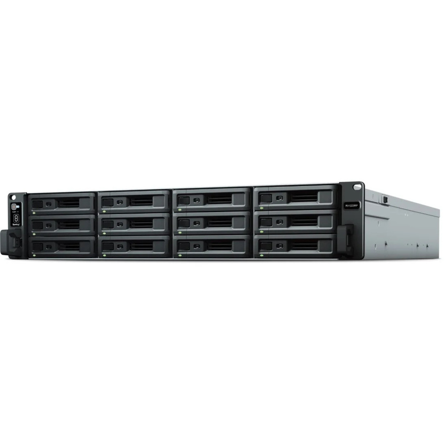 Synology RX1223RP NAS-Gehäuse zur Kapazitätserweiterung für Synology Server, SATA, Schwarz - Bild 1