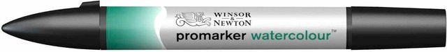 Winsor & Newton Promarker Aquarellmarker Phthalo Green mit Brush Spitze für Profis - Bild 1