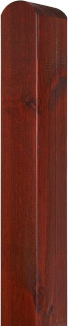 Andrewex Zaunpfosten Glatt aus Holz Braun B/T/H: 9 x 9 x 95 cm - Bild 1