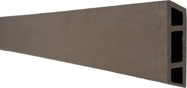 GartenLand WPC Zaun Set Kopenhagen in Schokobraun mit Holzstruktur, Höhe: 20 cm - Bild 1