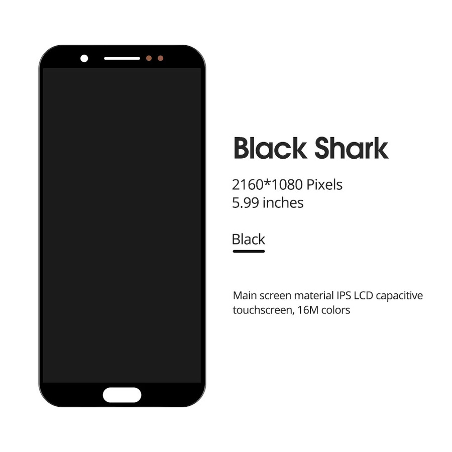 Xiaomi Black Shark 1 LCD Display mit Touch Glas Digitizer Vollversammlung in Schwarz 5,99 Zoll - Bild 2