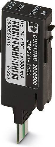 Phoenix Contact 2838526 CTM 2X1-110AC Überspannungsschutz-Stecker für Netzwerk LSA 5 kA, 10er Set, Schwarz - Bild 1
