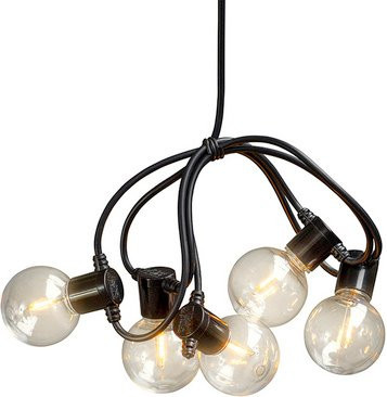 Konstsmide LED-Lichterkette in Schwarz mit 2,4 W und IP44 Schutzklasse - Bild 1