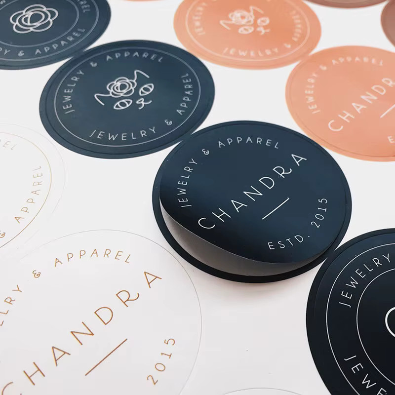 500 Stück personalisierte Logo-Aufkleber aus Papier für Hochzeit, Geburtstag und Geschenkboxen zur individuellen Gestaltung - Bild 3